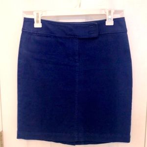 Talbots royal blue skirt